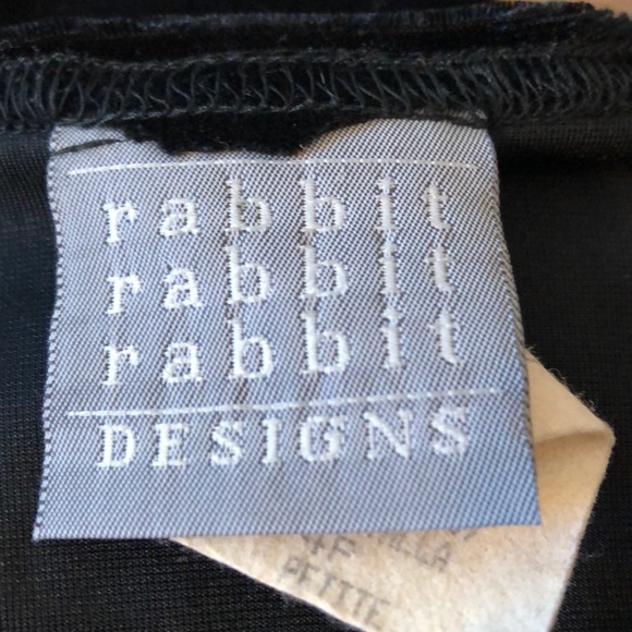 Rabbit,Rabbit,Rabbit Black Velvet Jacket - Picture 3 of 5